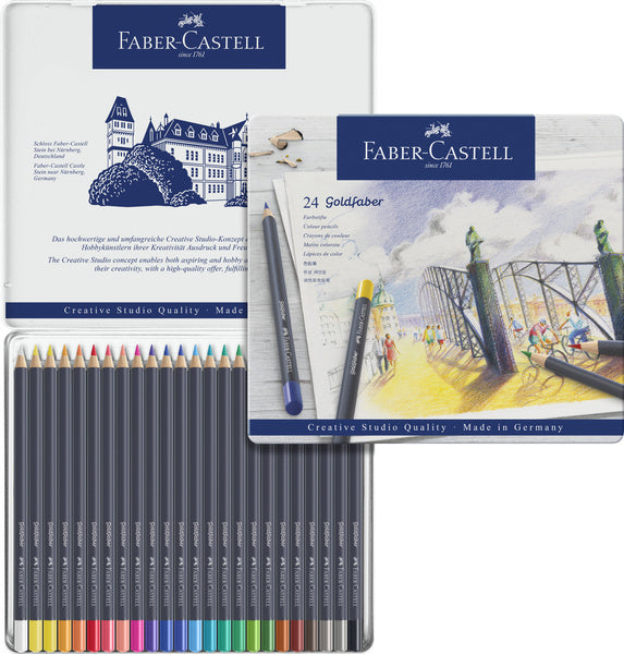 Faber Castell Fc-114724 Kleurpotlood Faber-Castell Goldfaber Etui À 24 Stuks Kleurpotloden Joy&Bloom
