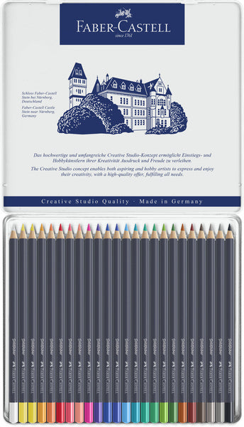 Faber Castell Fc-114724 Kleurpotlood Faber-Castell Goldfaber Etui À 24 Stuks Kleurpotloden Joy&Bloom