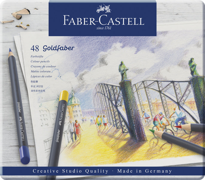 Faber Castell Fc-114748 Kleurpotlood Faber-Castell Goldfaber Etui À 48 Stuks Default Title Kleurpotloden Joy&Bloom