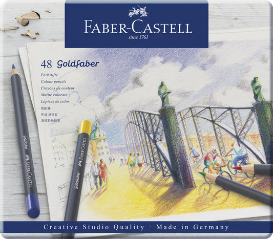 Faber Castell Fc-114748 Kleurpotlood Faber-Castell Goldfaber Etui À 48 Stuks Default Title Kleurpotloden Joy&Bloom