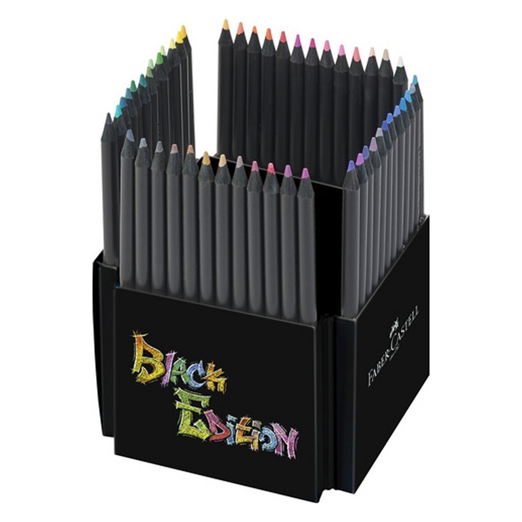 Faber Castell Fc-116450 Black Edition Kleurpotloden 50 Stuks Kleurpotloden Joy&Bloom