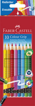 Faber Castell Fc-116613 Kleurpotlood Faber-Castell Grip 2001 Uitgumbaar Etui À 10 Stuks Default Title Kleurpotloden Joy&Bloom