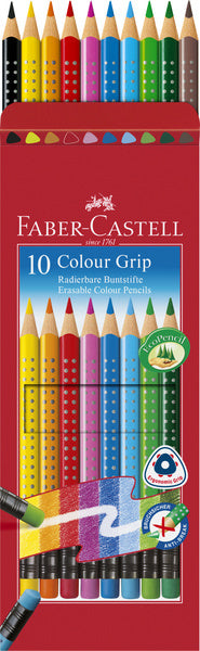 Faber Castell Fc-116613 Kleurpotlood Faber-Castell Grip 2001 Uitgumbaar Etui À 10 Stuks Kleurpotloden Joy&Bloom