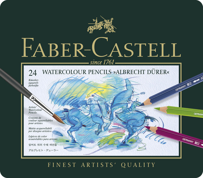 Faber Castell Fc-117524 Aquarelpotlood Faber-Castell Albrecht Dürer Etui À 24 Stuks Aquarelpotloden Joy&Bloom