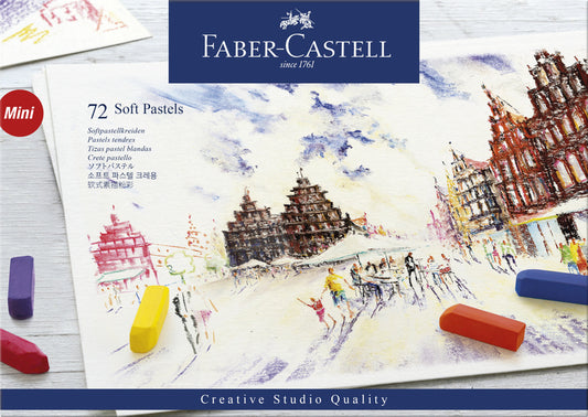 Faber Castell Fc-128272 Pastelkrijt Halve Lengte Etui À 72 Stuks Default Title Krijt Joy&Bloom