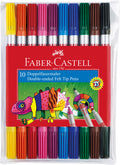 Faber Castell Fc-151110 Viltstiften Duo Etui Met 10 Stuks Default Title Viltstiften Joy&Bloom