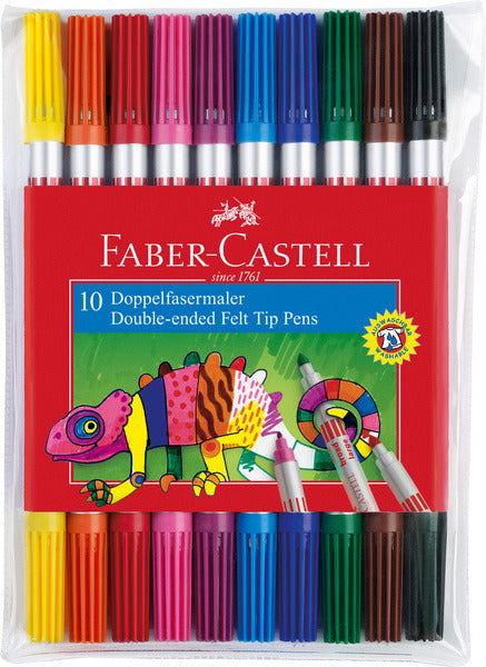 Faber Castell Fc-151110 Viltstiften Duo Etui Met 10 Stuks Default Title Viltstiften Joy&Bloom