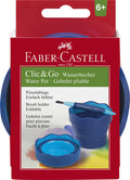 Faber Castell Fc-181510 Watercup Clic&Amp;Go Blauw Default Title Schilderen Joy&Bloom