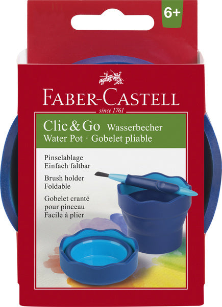 Faber Castell Fc-181510 Watercup Clic&Amp;Go Blauw Default Title Schilderen Joy&Bloom