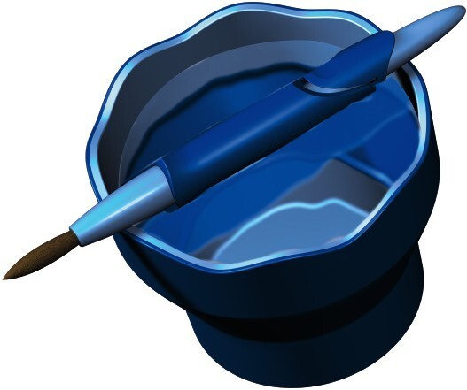 Faber Castell Fc-181510 Watercup Clic&Amp;Go Blauw Schilderen Joy&Bloom
