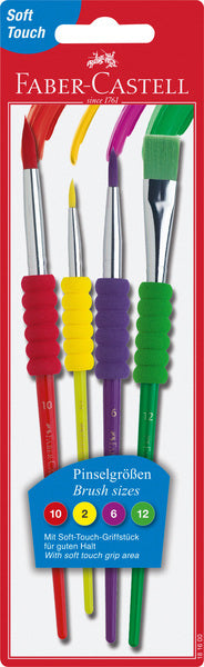 Faber Castell Fc-481600 Penselenset Plastic 4 Stuks Default Title Schilderen Joy&Bloom