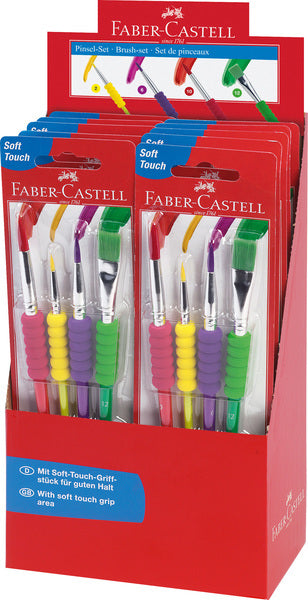 Faber Castell Fc-481600 Penselenset Plastic 4 Stuks Schilderen Joy&Bloom