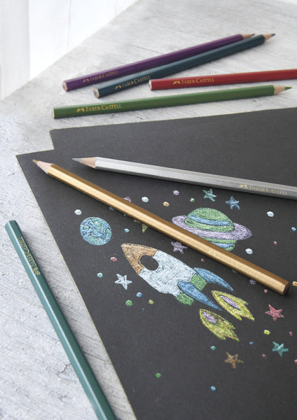 Faber Castell Fc-201583 Kleurset Faber-Castell Metallic Kleuren Kleurpotloden Joy&Bloom