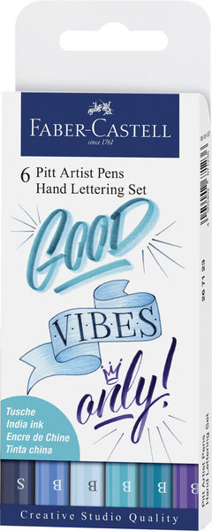 Faber Castell Fc-267123 Tekenstift Faber-Castell Pitt Artist Pen Letteringset 6X Default Title Tekenen Joy&Bloom