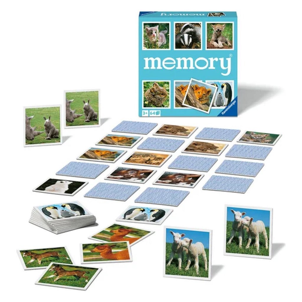 Ravensburger Memory Jonge Dieren Memospellen Joy&Bloom
