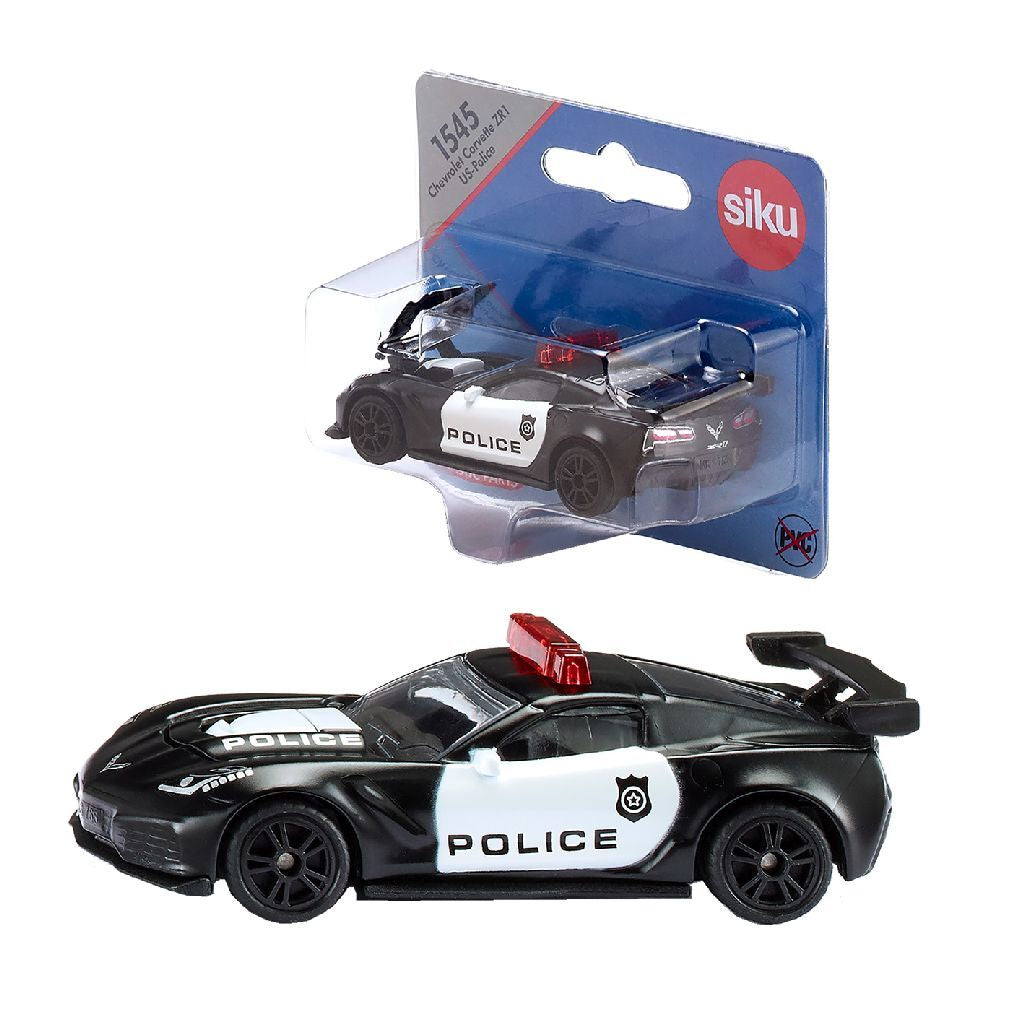 Siku 1545 Chevrolet Corvette Zr1 Police Default Title Siku Joy&Bloom