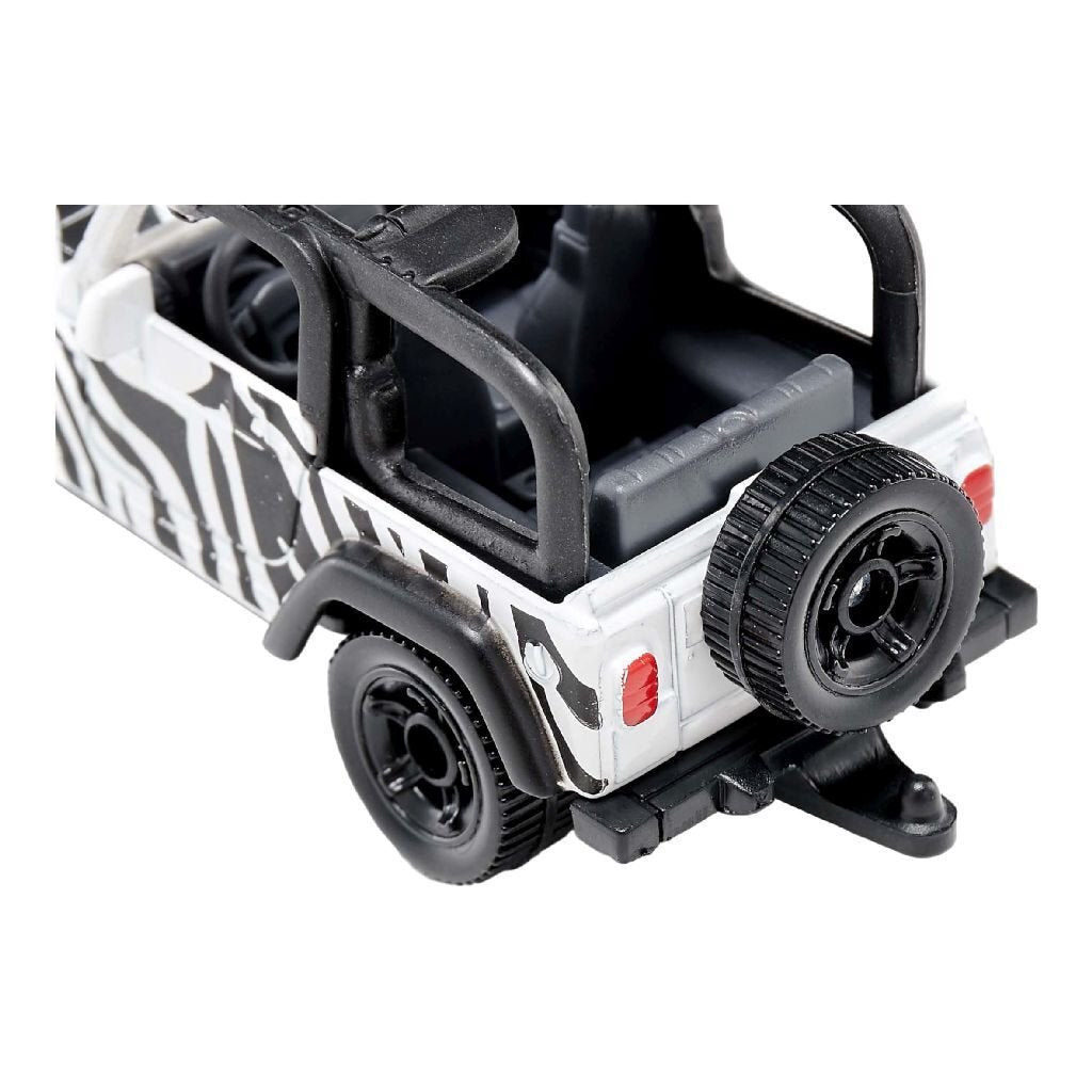 Siku 1546 Jeep Wrangler Safari Wit/Zwart Siku Joy&Bloom