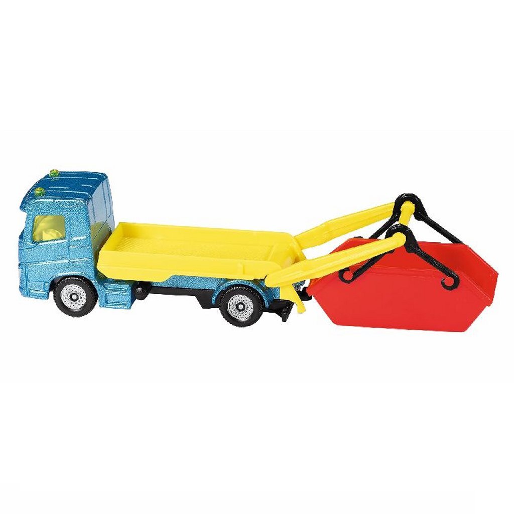 Siku 1695 Vrachtwagen + Puincontainer En Aanhanger Siku Joy&Bloom