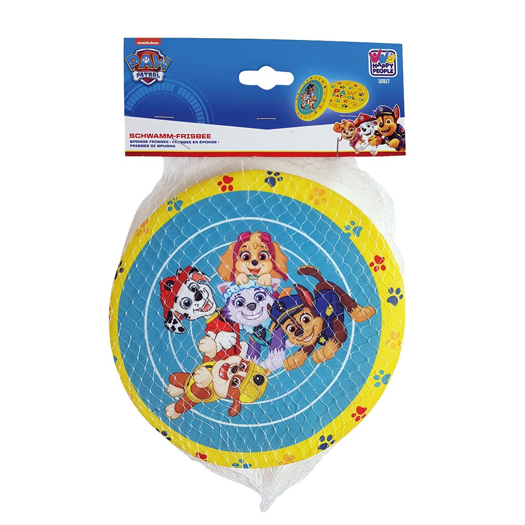 Paw Patrol Spons Frisbee 19 Cm Geel/Blauw Zomerpret/Waterpret Joy&Bloom