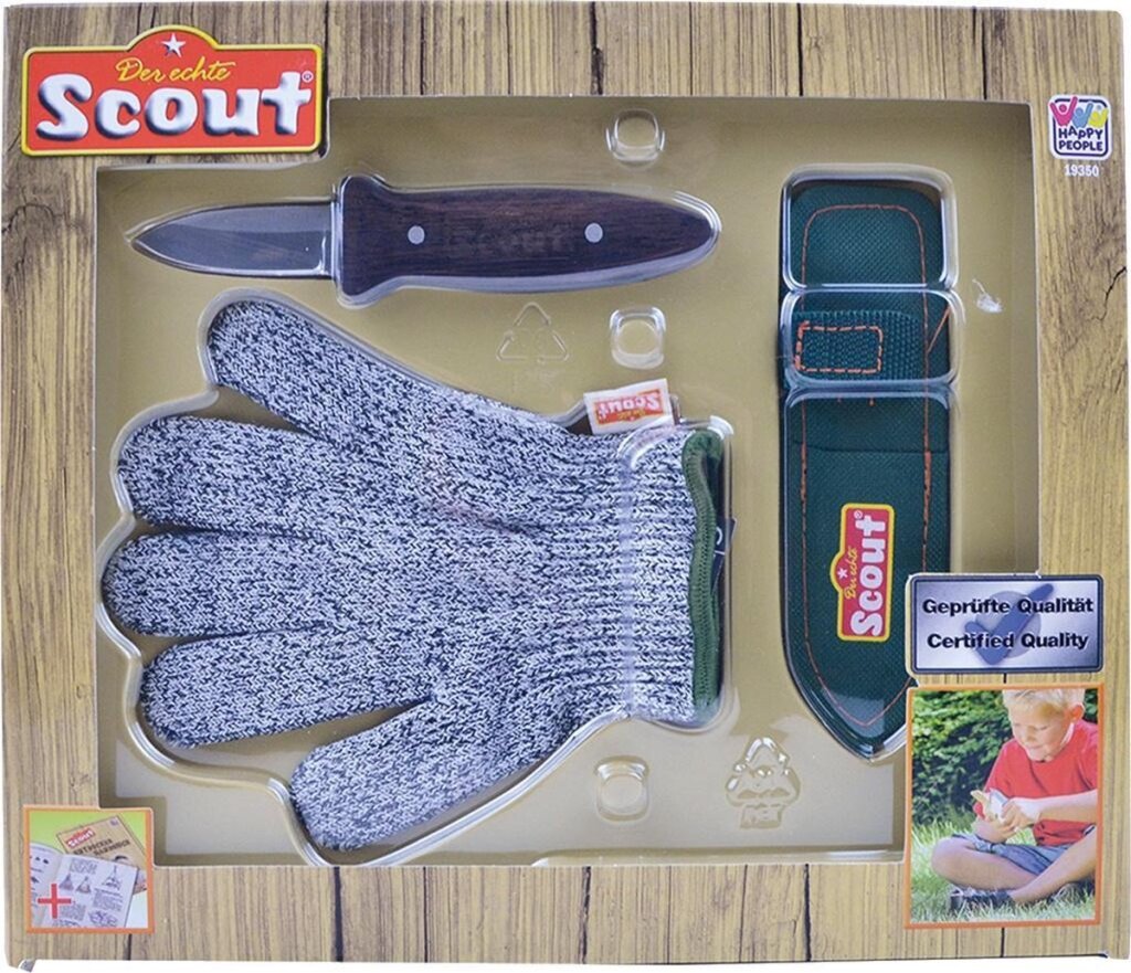 Happy People Kerfset Scout Junior Groen/Grijs/Bruin 3-Delig Tuingereedschap Joy&Bloom