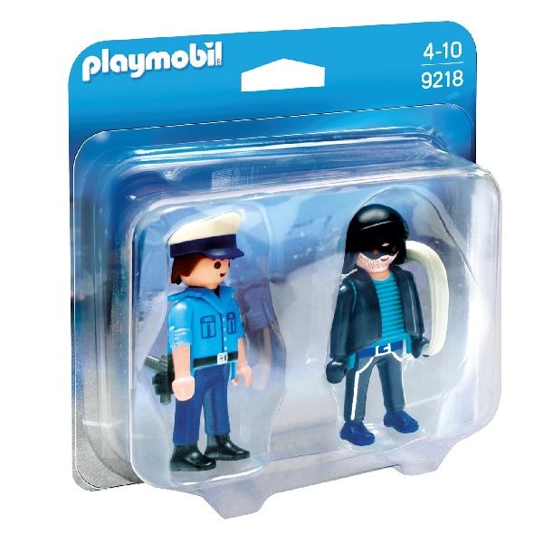Playmobil 9218 Duo Politieagent En Dief Default Title Playmobil Duopacks Joy&Bloom