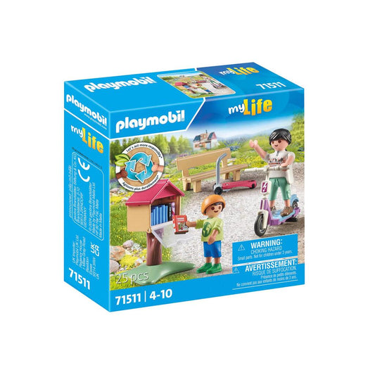 Playmobil 71511 My Life Boekenruil Voor Boekenwurm Default Title Playmobil My Life Joy&Bloom