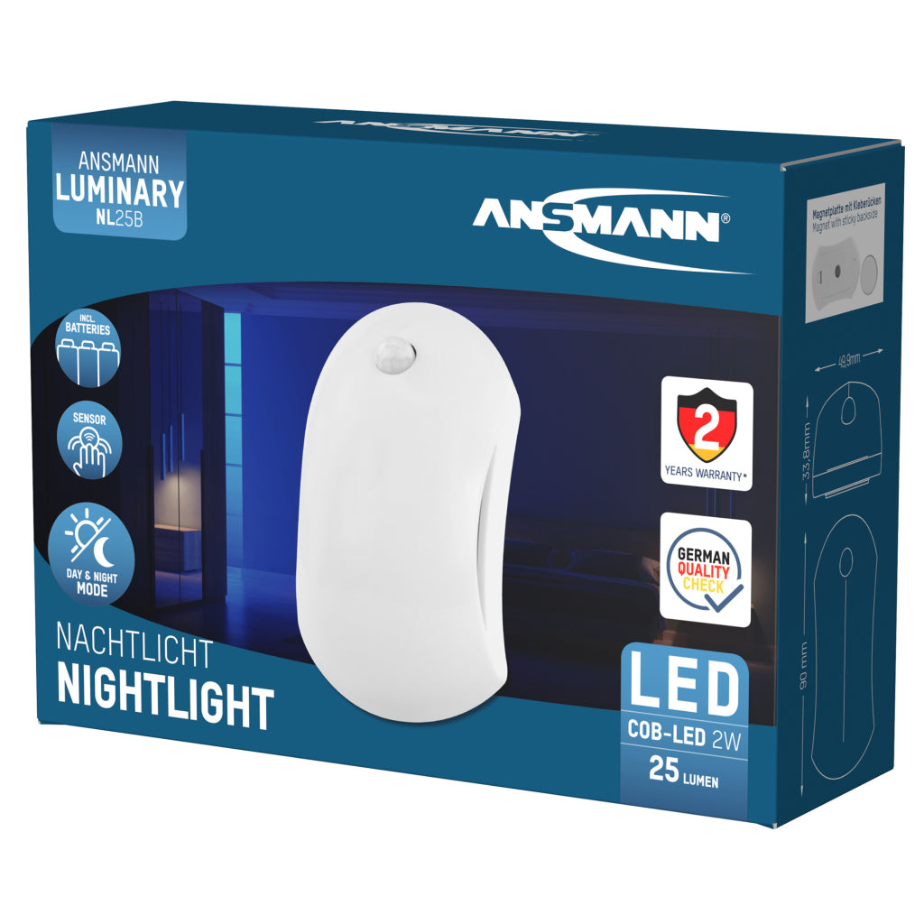 Ansmann Ansm.nachtlamp En Sensor En Batt Default Title Nachtlampjes Joy&Bloom