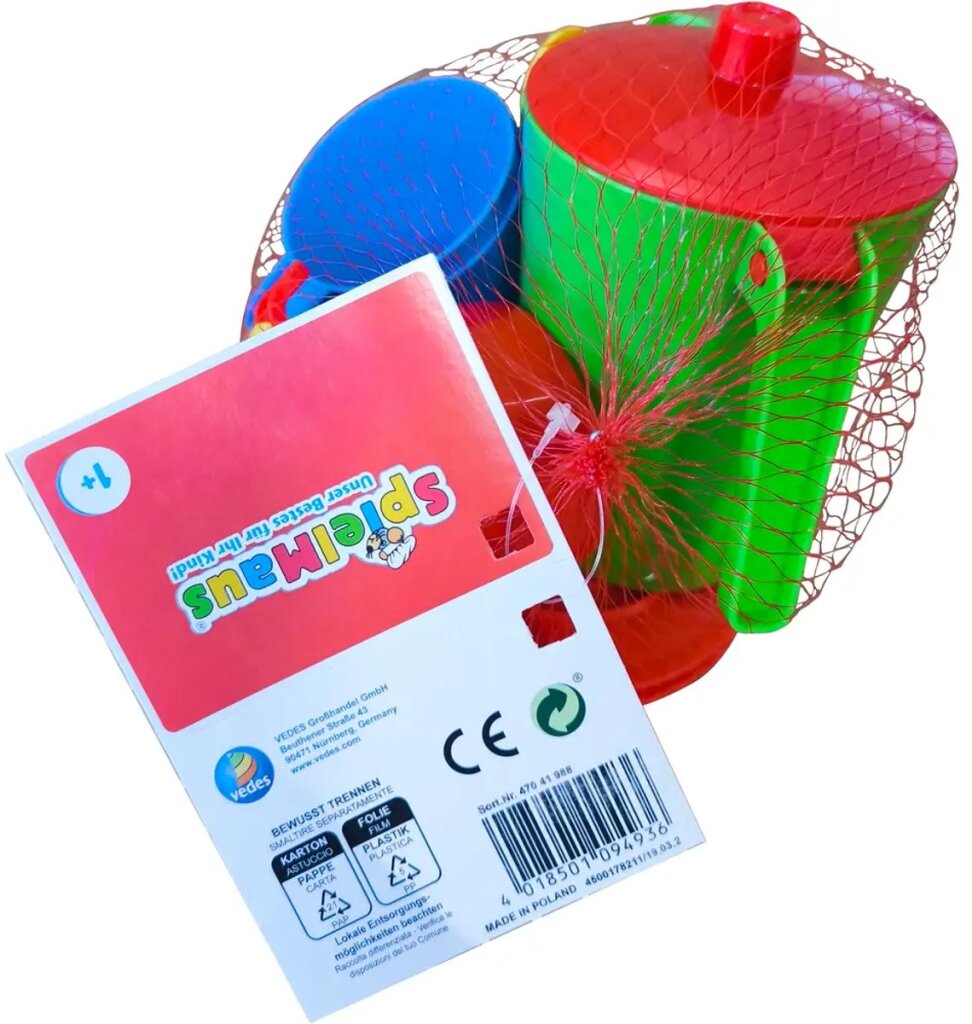 Overige Merken Vedes Speelgoed Koffieservies Set 11-Delig Kunststof Voor Kinderen