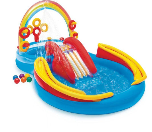Intex Speelparadijs Rainbow Ring Default Title Kinderbadjes Joy&Bloom