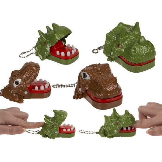 Overige Merken Sleutelhanger Dino Met Kiespijn Assorti Default Title Sleutelhangers Joy&Bloom