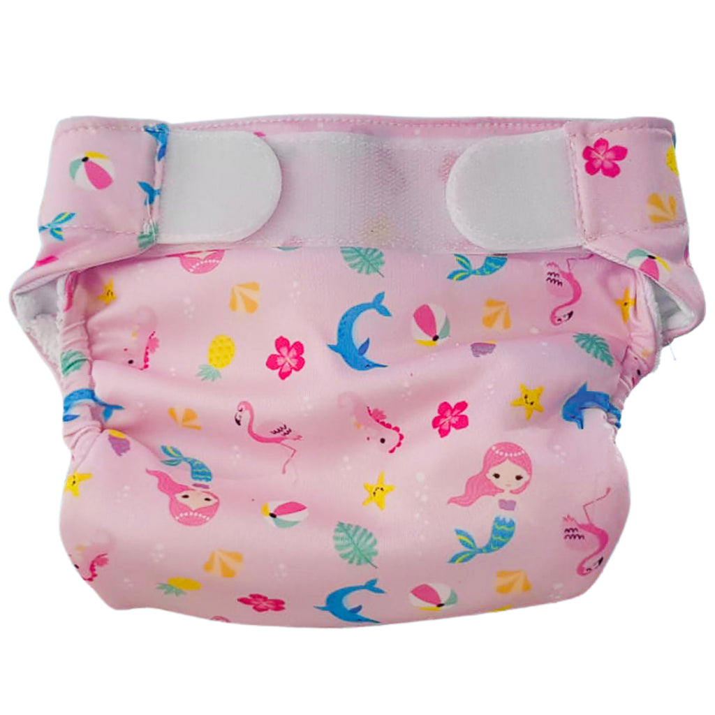 Freds Swim Academy Wasbare Zwemluier Zeemeermin Maat 2 9-16 Kg Roze Zwemluiers Joy&Bloom