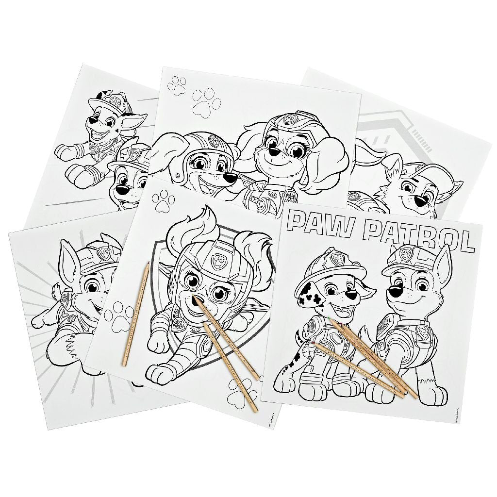 Paw Patrol Kleurboek Met 6 Kleurpotloden Kleurboeken Joy&Bloom