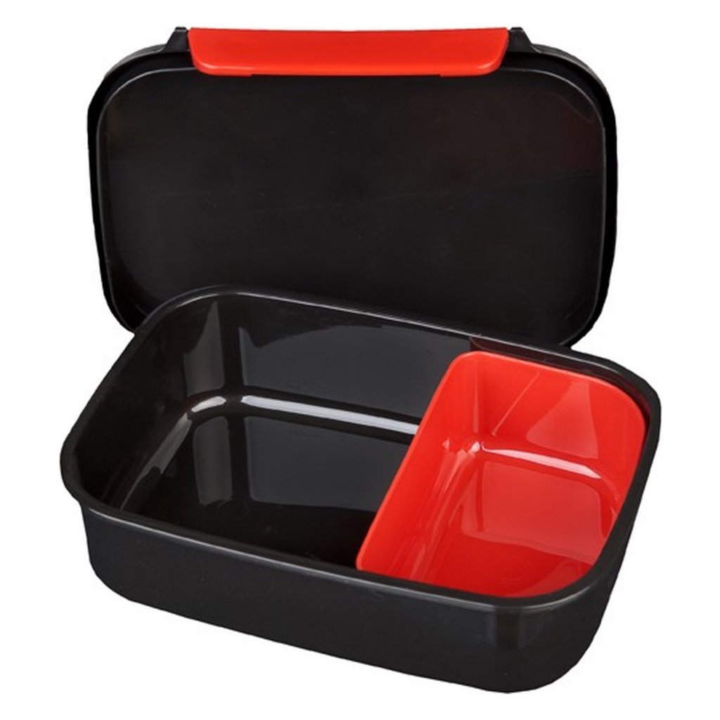 Marvel Avengers Lunchbox Zwart/Rood Schoollunch Joy&Bloom