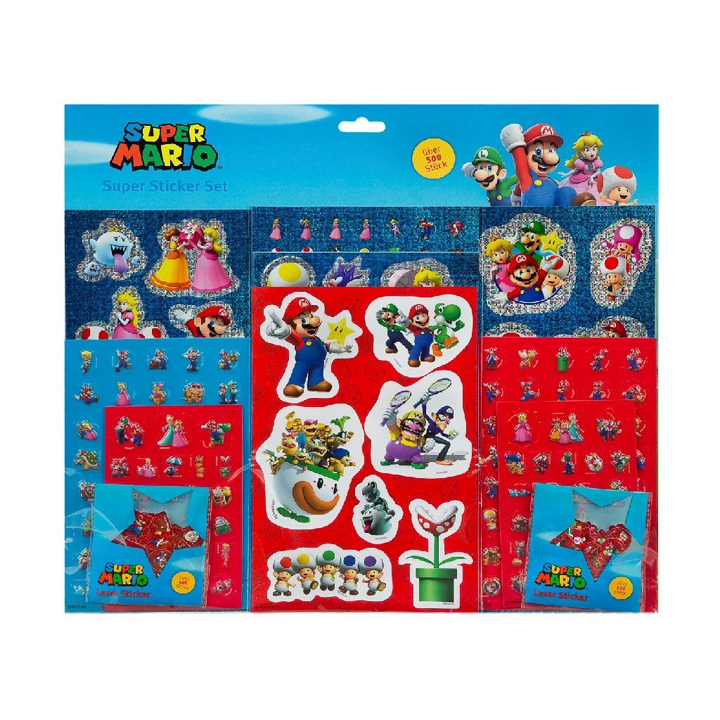 Super Mario Sticker Set Default Title Stickerboeken + Sets Joy&Bloom