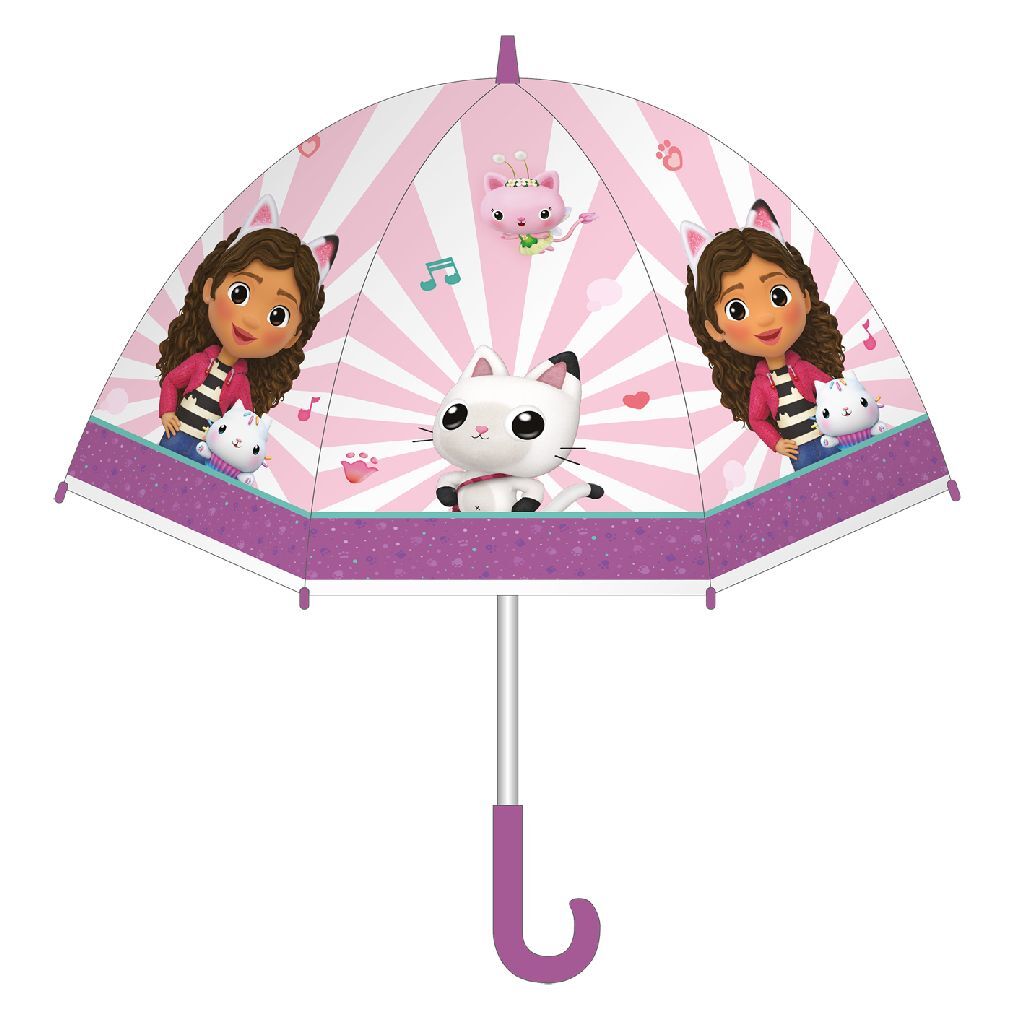 Gabby's Dollhouse Gabbys Dollhouse Kinderparaplu 69 Cm Paars Default Title Gabby's Dollhouse Joy&Bloom