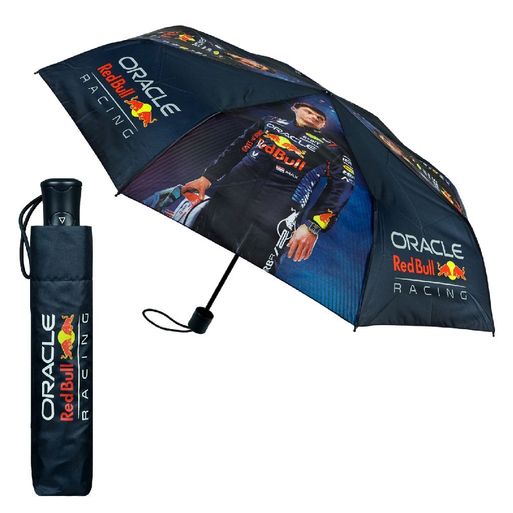 Overige Merken Paraplu Red Bull Max Verstappen Zwart/Blauw Default Title Kinderparaplu's Joy&Bloom