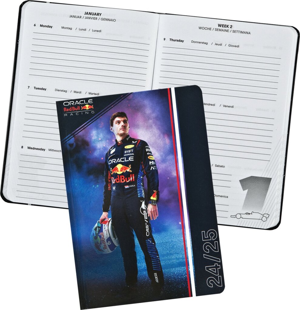 Undercover Red Bull Max Verstappen Agenda A5 Diversen Joy&Bloom