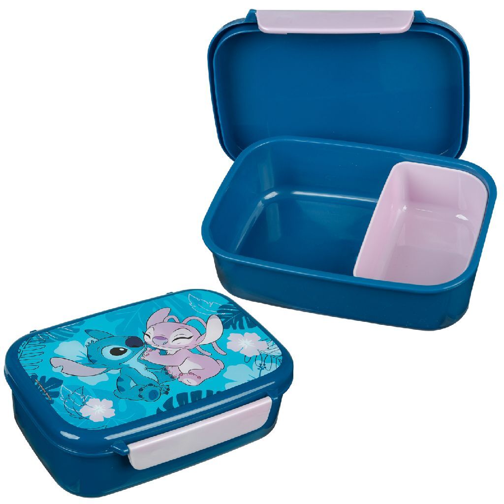 Disney Stitch Lunch Box Blauw/Lila Default Title Schoollunch Joy&Bloom