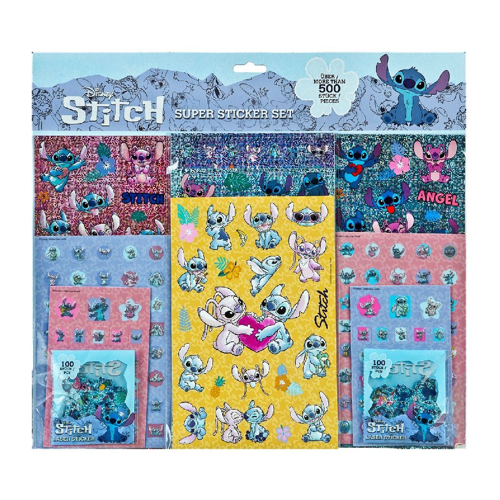 Disney Stitch Super Sticker Set Default Title Stickerboeken + Sets Joy&Bloom