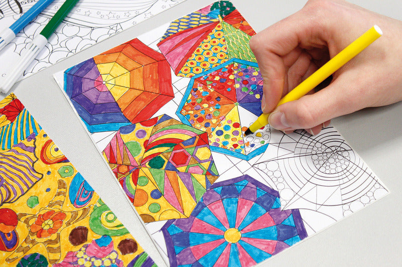 Info Notes In-8722-08 Creative Kleurvel A5 Colour & Relax Voor Volwassenen Kleurboeken Joy&Bloom
