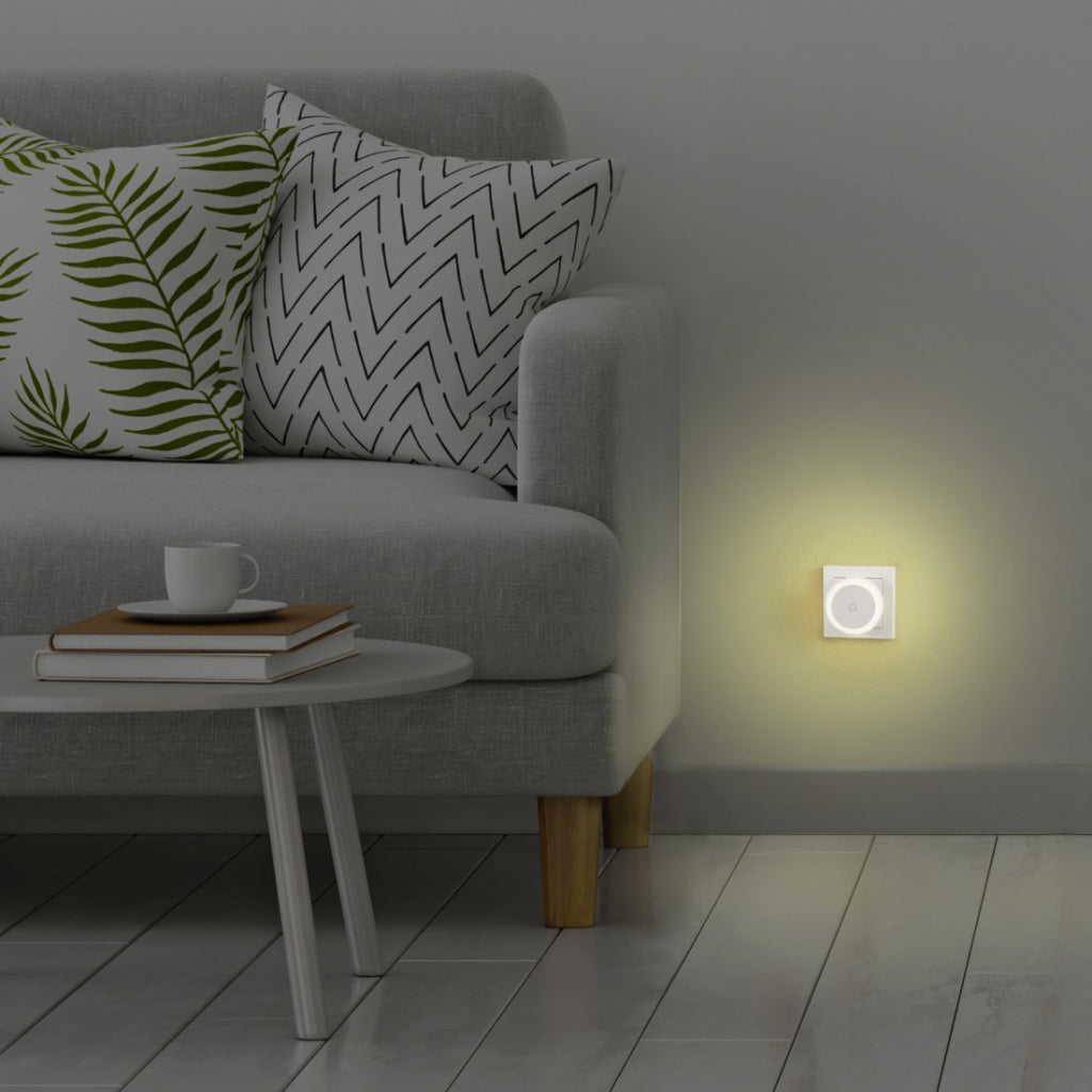 Hama Led-Nachtlampje Touch Switch Voor Stopcontact Aanraakknop Warm Licht Nachtlampjes Joy&Bloom