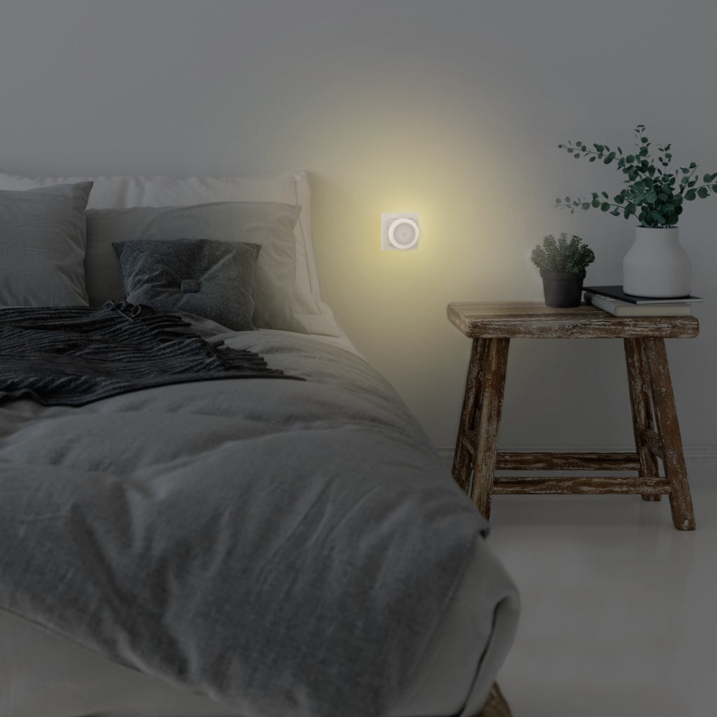 Hama Led-Nachtlampje Touch Switch Voor Stopcontact Aanraakknop Warm Licht Nachtlampjes Joy&Bloom