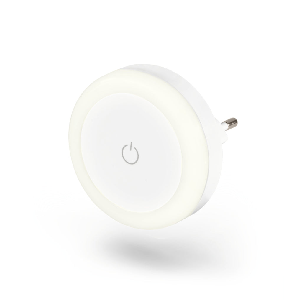 Hama Led-Nachtlampje Touch Switch Voor Stopcontact Aanraakknop Warm Licht Nachtlampjes Joy&Bloom