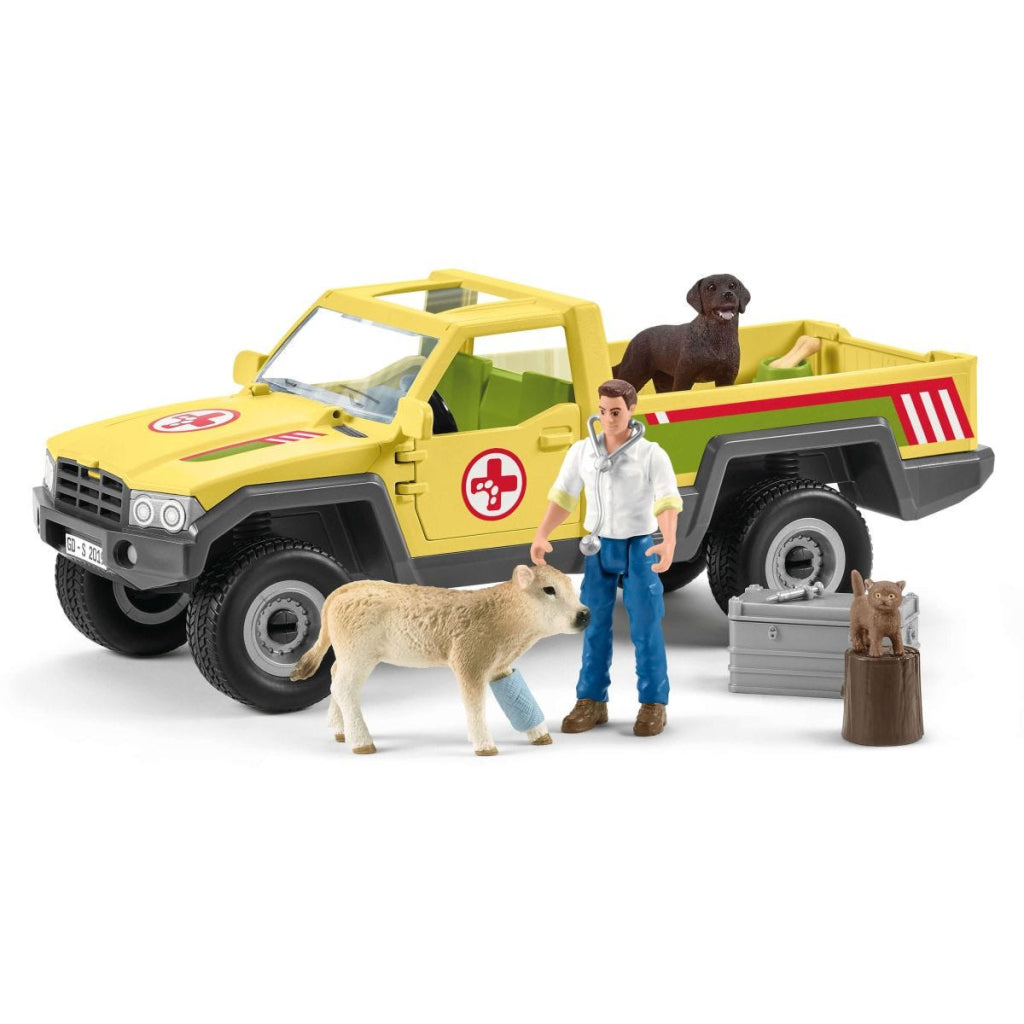 Schleich Farm World Speelfigurenset Dierenartsbezoek Op De Boerderij Schleich Boerderij & Huisdieren Joy&Bloom