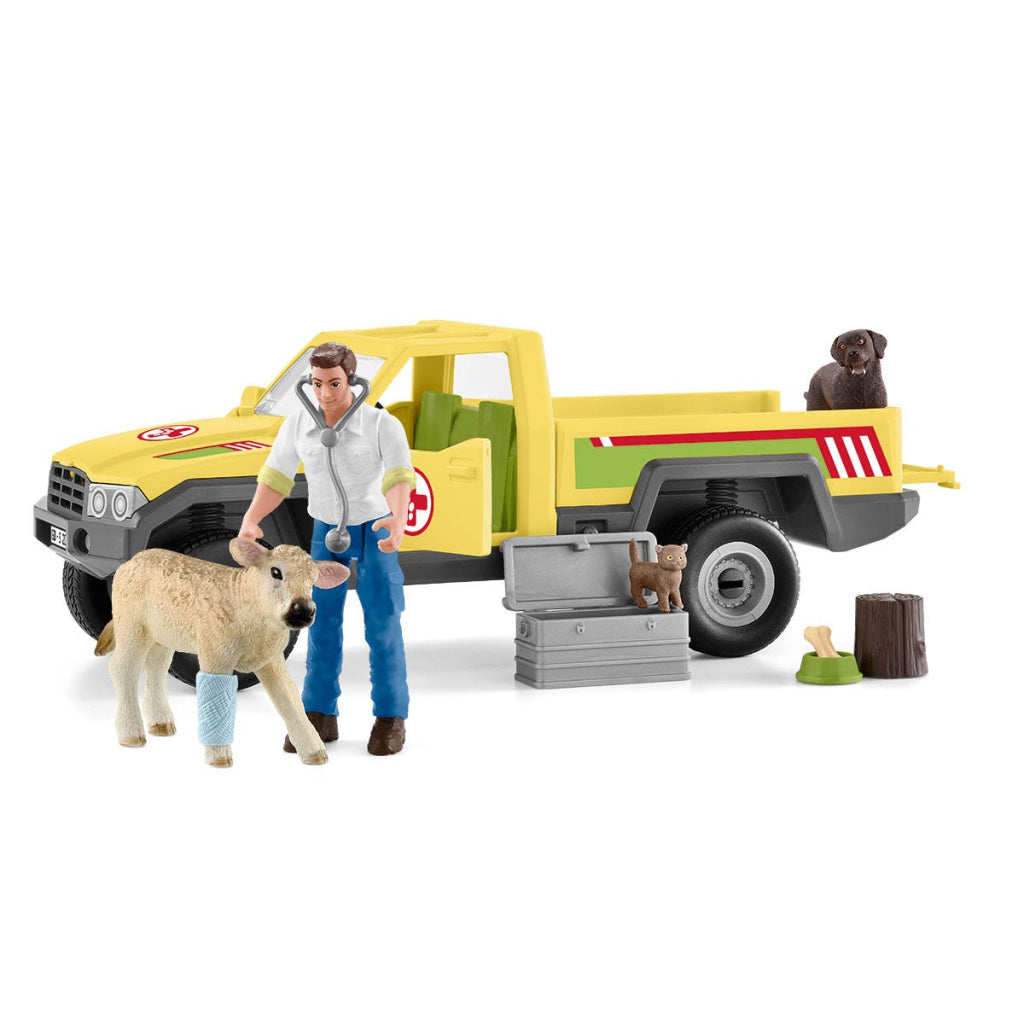 Schleich Farm World Speelfigurenset Dierenartsbezoek Op De Boerderij Schleich Boerderij & Huisdieren Joy&Bloom