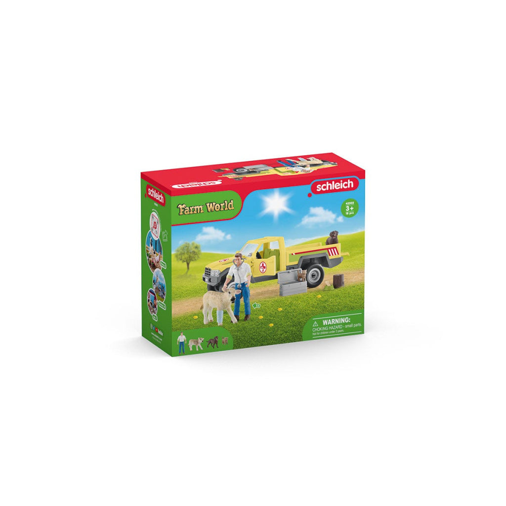 Schleich Farm World Speelfigurenset Dierenartsbezoek Op De Boerderij Default Title Schleich Boerderij & Huisdieren Joy&Bloom