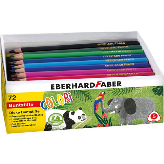 Eberhard Faber Ef-511471 Jumbo Ergonomische Kleurpotloden 72 Stuks Default Title Kleurpotloden Joy&Bloom