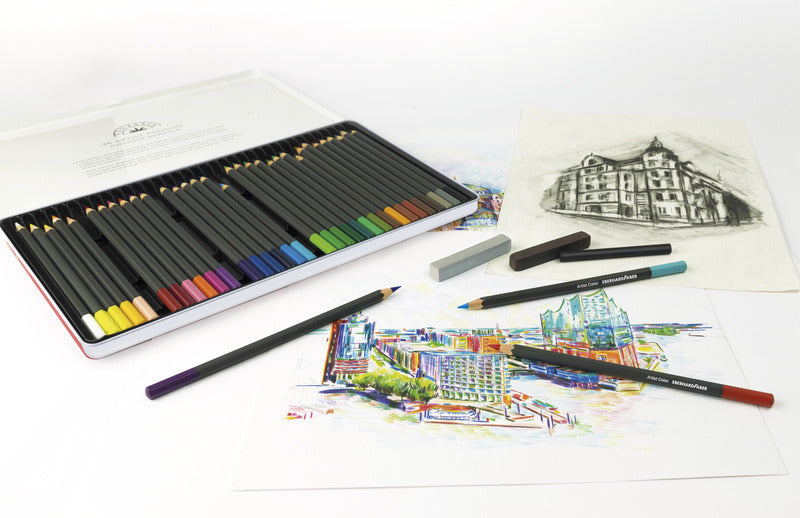 Eberhard Faber Ef-516012 Aquarelpotlood Kartonetui À 12 Stuks Met Penseel Aquarelpotloden Joy&Bloom