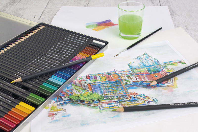Eberhard Faber Ef-516036 Aquarelpotlood Metalen Etui A 36 Stuks Aquarelpotloden Joy&Bloom