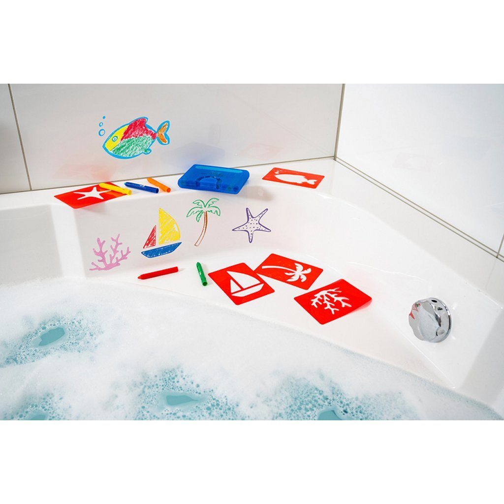 Eberhard Faber Ef-524110 Badkrijt 10 Stuks Bewaarbox Incl. 5 Patronen Bad Speelgoed Joy&Bloom